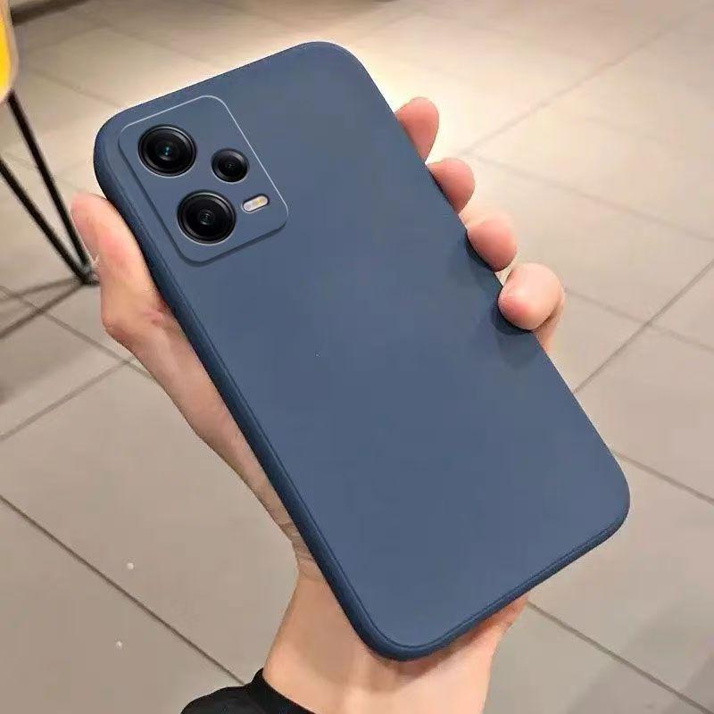 For Xiaomi Redmi Note 12 5G POCO X5 5G Square Silicone Phone Case Redmi Note12 Pro Pro+ Plus 5G Shockproof Protective Cover