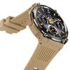 Rainbuvvy HT17 Montre Connectée Appel Bluetooth 1,46 pouces IPS IP67 Étanche Lumières LED 450mAh Fréquence Cardiaque Montre de Sport d'Extérieur