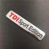 3D Metal TDI Sport Edition Logo Car Rear Trunk Badge Emblem Sticker For VW GTI Polo Golf 5 6 7 Passat Tiguan JETTA Accessories zf2