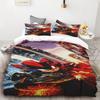 Sonic Cartoon Duvet Cover Hedgehog Quilt Cover Three-piece Set Bedding Set Sonic Gifts for Children Teens