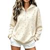 Women's Loose Fit Graphic Print Hoodie Casual Pullover Hooded Sweatshirt for Everyday Wear