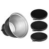 7  Standard Reflector Diffuser Lamp Shade Dish with 10 degrees  30 degrees  50 degrees  Honeycomb Grid for Bowens Mount