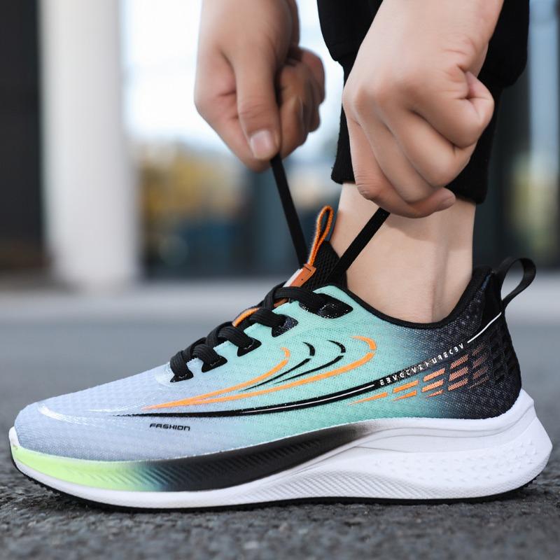 Spring and Summer New Non-slip Soft-soled Tide and Casual Sports Shoes Men's Lightweight Thick-soled Running Men's Shoes