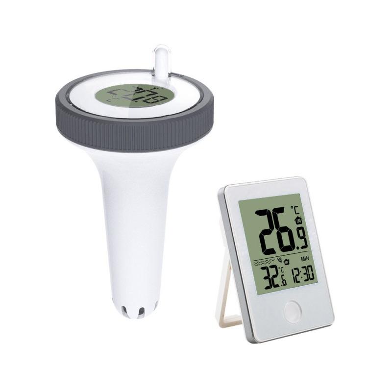 1 Set Outdoor Floating Thermometers Digital Swimming Pool Thermometer For Swimming Pool Bathrooms Aquarium Accessories