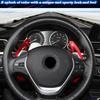 1 Pair Steering Wheel Paddle Shifter Extension Cover Red For BMW F22 F30 F31 F32