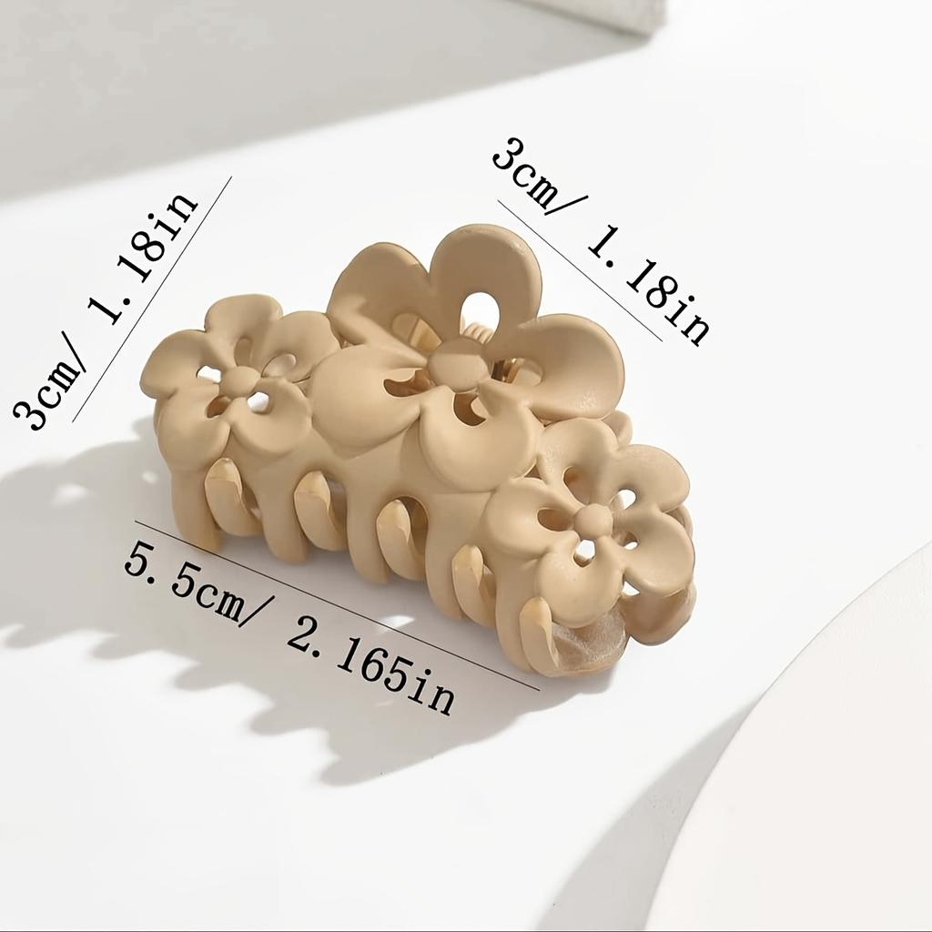 4pcs Retro Floral Hair Clips - Non-Slip, Suitable for Thick and Thin Hair, Hand Wash Only, Floral Hair Accessories | Vintage Hairstyle