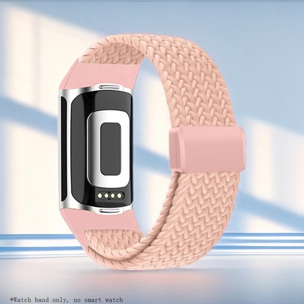 Banda de Nailon Deportiva Para Fitbit Charge 6 5 Correa Elástica Transpirable Correa de Reloj Para Fitbit Charge 5/Charge 6 Pulsera Trenzada Correa