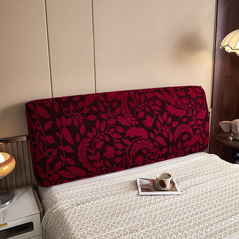 

Stretch Jacquard Headboard Cover,Washable Furniture Protector Anti-Dust Pet Proof Universal Fit Bedroom,All-Season Bedside Cover 1.2M