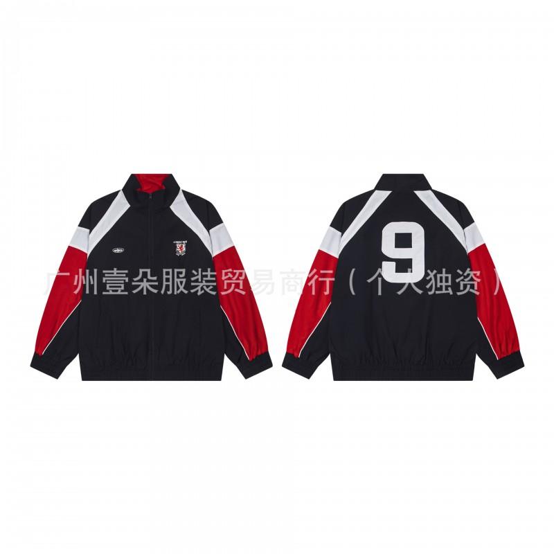 26S Street Style Embroidered Cotton Puffer Jacket Men Women Loose Fit Zip Hooded Winter Coat Casual Streetwear