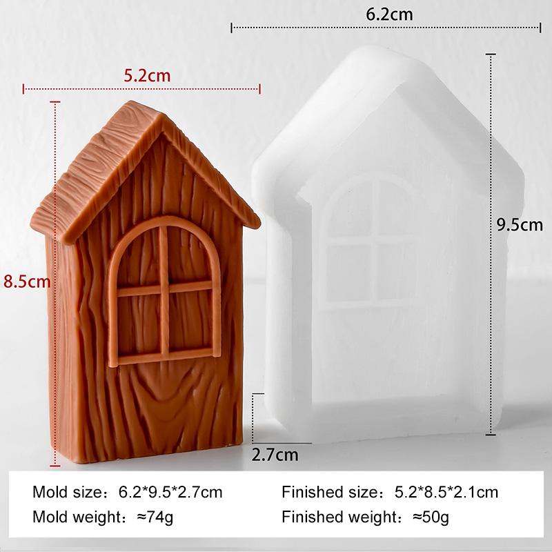 

Сделай сам Дом с трубой Силиконовая форма Ручная работа Ароматическая свеча Гипсовая форма дома Орнамент Формы Принадлежности для изготовления свечей из соевого воска