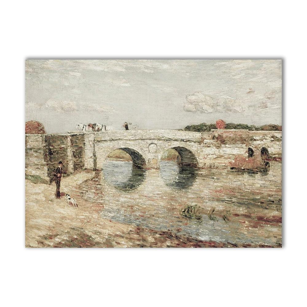 Nordic Canvas Posters and Prints for Home Decoration, Vintage Gallery Wall Print, Lake, Cloud, Landscape, Flower Paintings, Livi