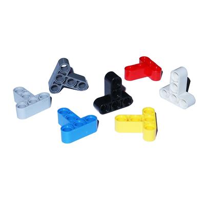 10PCS Technology Liftarm 3x3 Holes T Shape Thick Bricks Blocks 60484 Assembles Particles MOC Parts Technical Toys