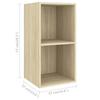 TV Wall Cabinets Set 4 Pcs Sonoma Oak Effect Particleboard