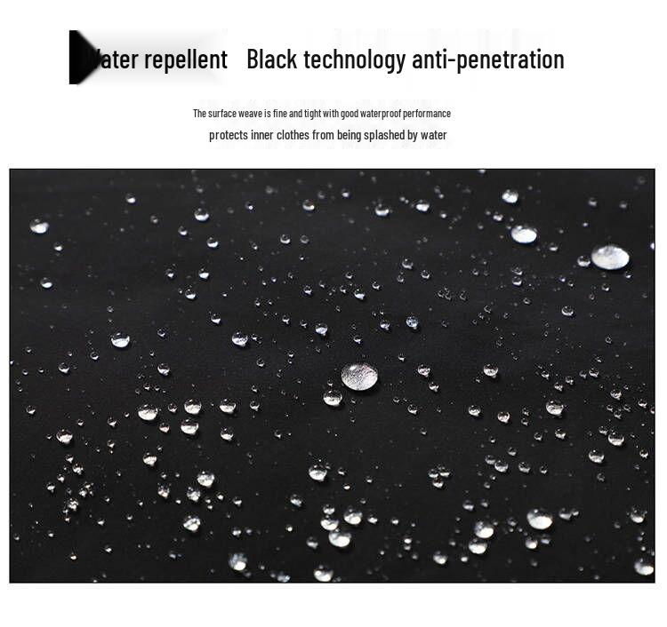 Trendy Plus-Size Men's Waterproof Windbreaker - American-Style, Autumn Outdoor Loose-Fit Jacket, Windproof, Perfect for Mountaineering