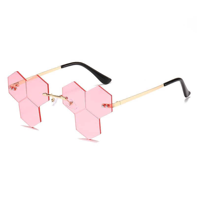 

Хип-хоп безободковые солнцезащитные очки, Забавные очки с бриллиантами для личности, Солнцезащитные очки женские new