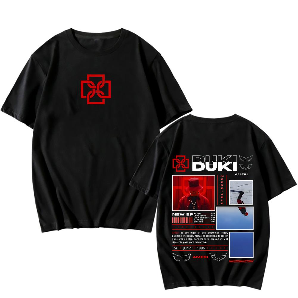 

Duki Ameri New EP TShirts Unisex Men/Women Classic Clothing Hip Hop Tops Vintage Fashion Streetwear Cotton T-Shirts Short Sle... S разноцветный