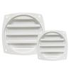 ABS Ventilation Window For Marine Cabin Motorhome Compartment Saltwater Resistant Adjustable Louver System Black White