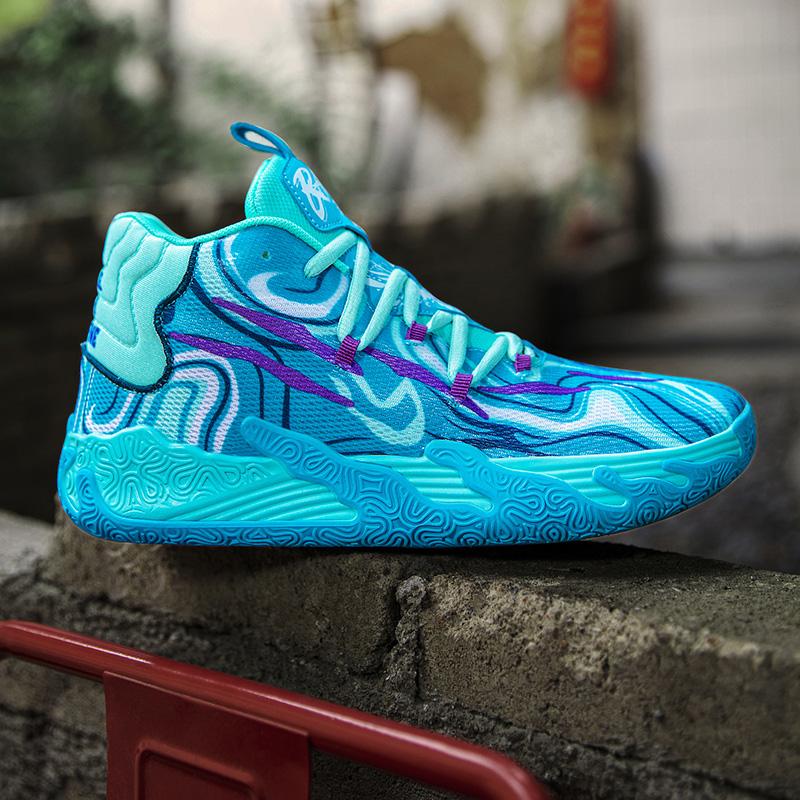 Basketkängor för Män Dämpning Basket Sneakers Kvinnor Barn Högtoppiga Utomhus Sport Sneakers Andningsbara Atletiska Skor