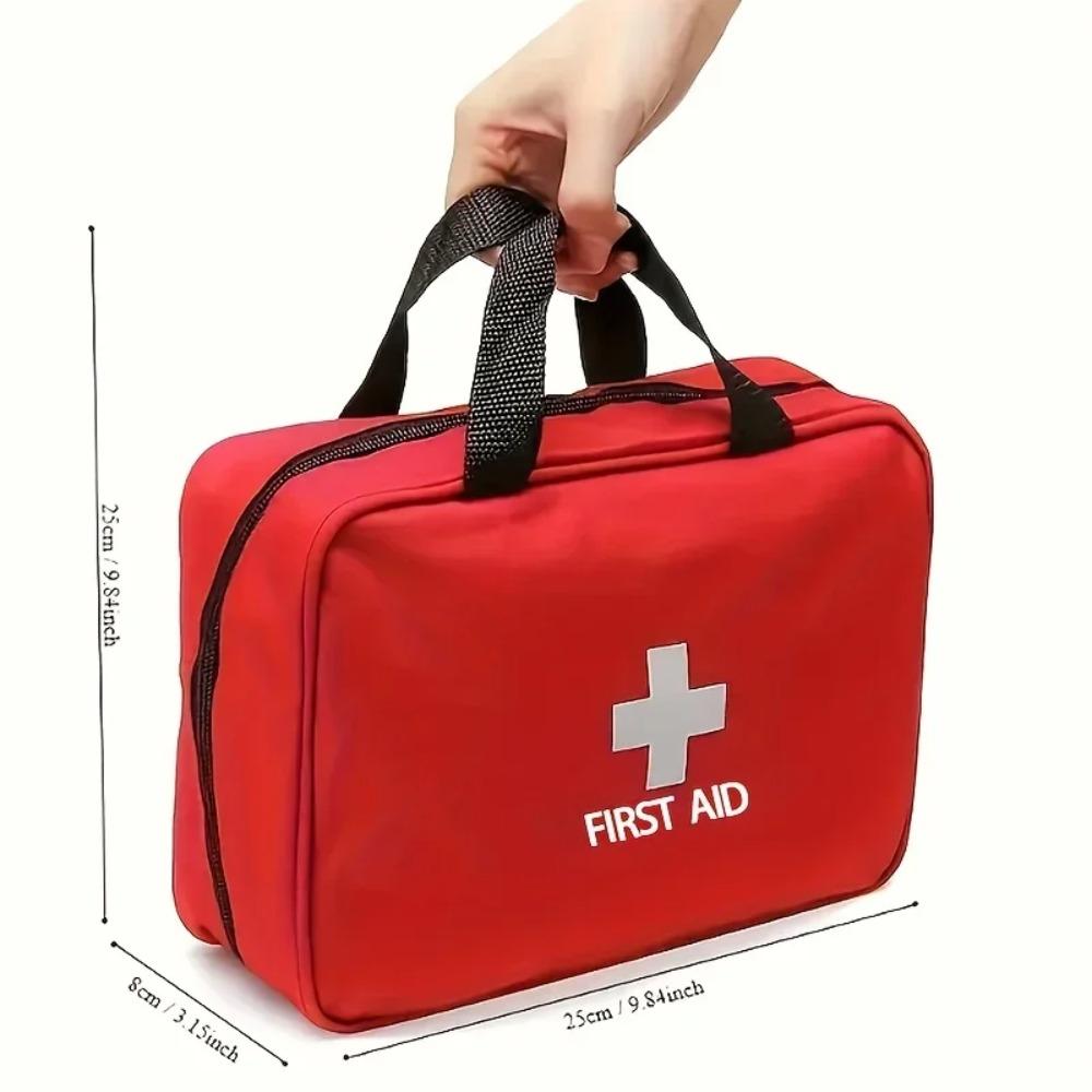 Deluxe First Aid Kit with Portable Bag -Emergency Medical Supplies for Hunting, Hiking, Camping & Outdoor Adventures