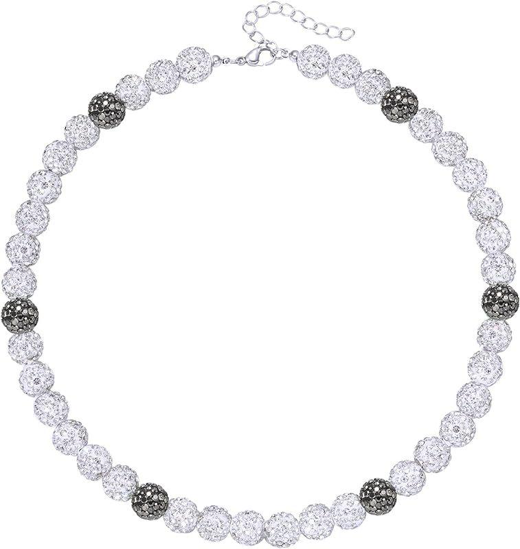 Men'S Colorful Diamond Ball Necklace Hip Hop Athletic Ball Fashion Athlete Star Jewelry