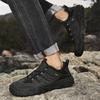 Zapatos de senderismo para hombre de estilo retro, resistentes, impermeables, con suela antideslizante, para viajes de montaña