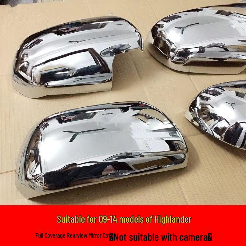 09-14 Highlander Rearview Mirror Cover - Old Model Backup Mirror Shell Adhesive