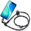 Protective Case for iPhone 17 - BOOLING - Transparent Shockproof - Removable Grey Lanyard - Flexible