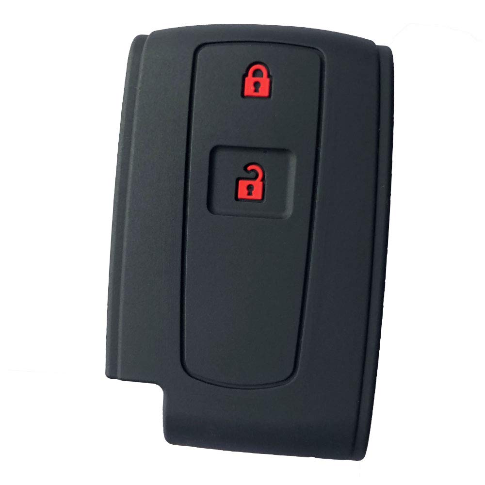 

ZIAN Daihatsu Silicone Smart Key Case for Cars, 2 Buttons, Tanto Custom, Tanto Exe, чёрный