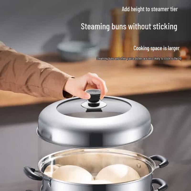Supor 32cm 3-Layer 304 Stainless Steel Steamer Pot