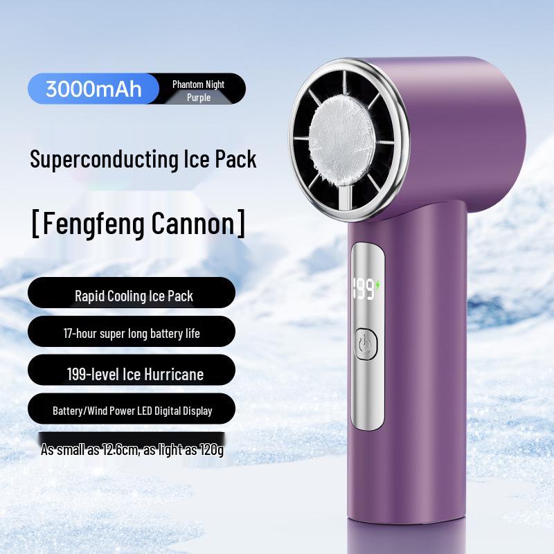 

High-Speed Portable Mini Handheld Fan with USB Charging & Long-Lasting Battery Single Unit