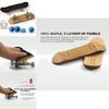 Premium Complete Wooden Fingerboard Finger Skate Board With Grit Box And Foam Tape