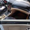 E46 3-Series Carbon Fiber Interior Console Stickers