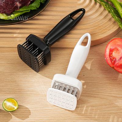 Fleischklopfer aus Edelstahl, 24 Klingen, für Rindfleisch, Hühnchen, Steak, Schweinefleisch, Küchenfleischhammer zum Zartmachen