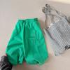 Spring Baby Boys Casual Trousers Solid Color Korean Style Toddlers Kids Loose Sweatpants