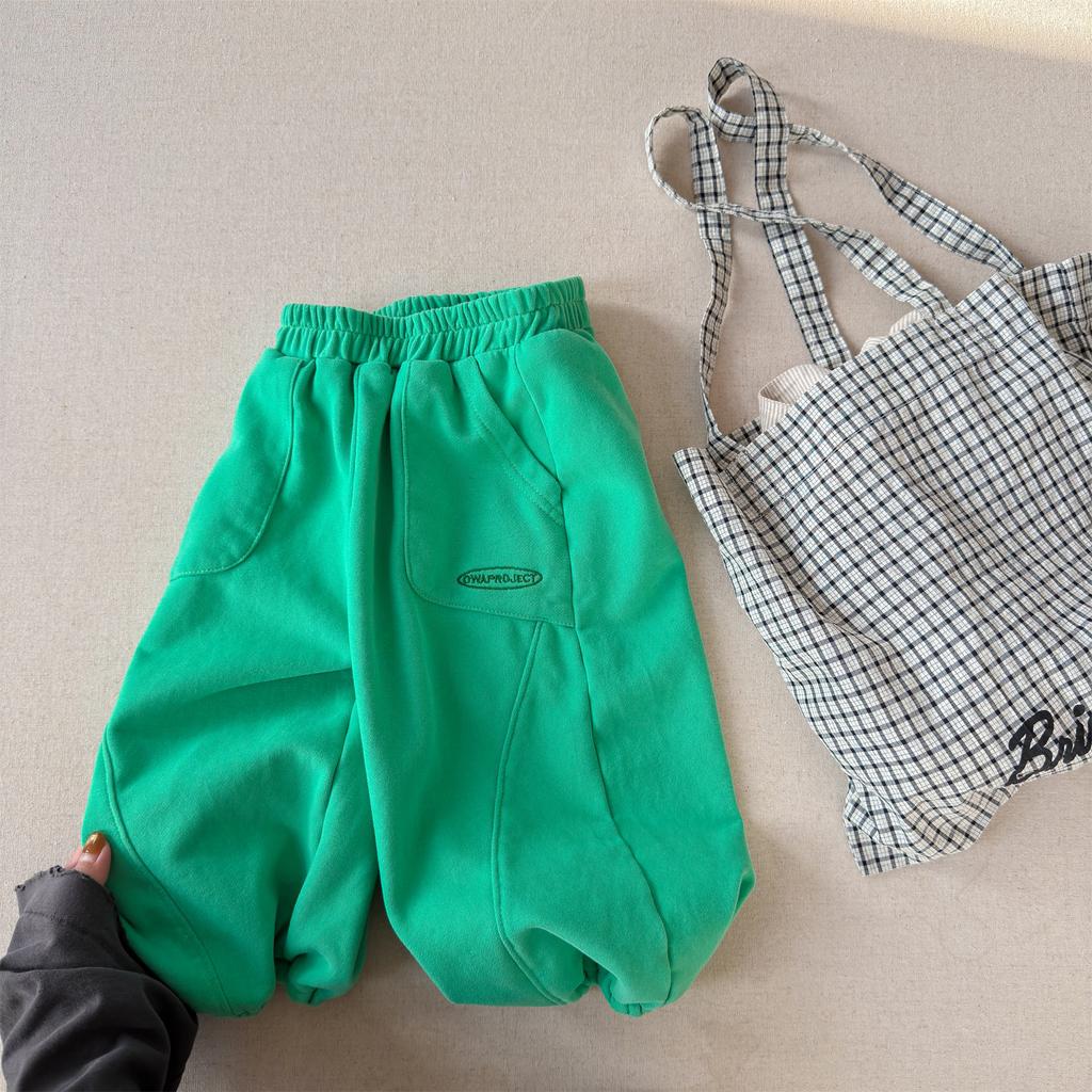 Spring Baby Boys Casual Trousers Solid Color Korean Style Toddlers Kids Loose Sweatpants