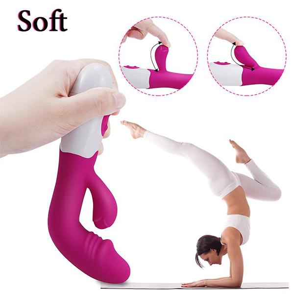 Dual Vibration G Spot Dildo Vibrator Adult Sex Toys for Woman Vagina Clitoris Stimulator Massager