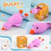 Squeeze Stress Relief Toy Soft Rubber Duck Shape Sensory Toy for Kids and Adults Durable Flexible Material for Hand Exercise