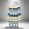 Women's Casual Christmas Print Long Sleeve Hooded Sweatshirt Top