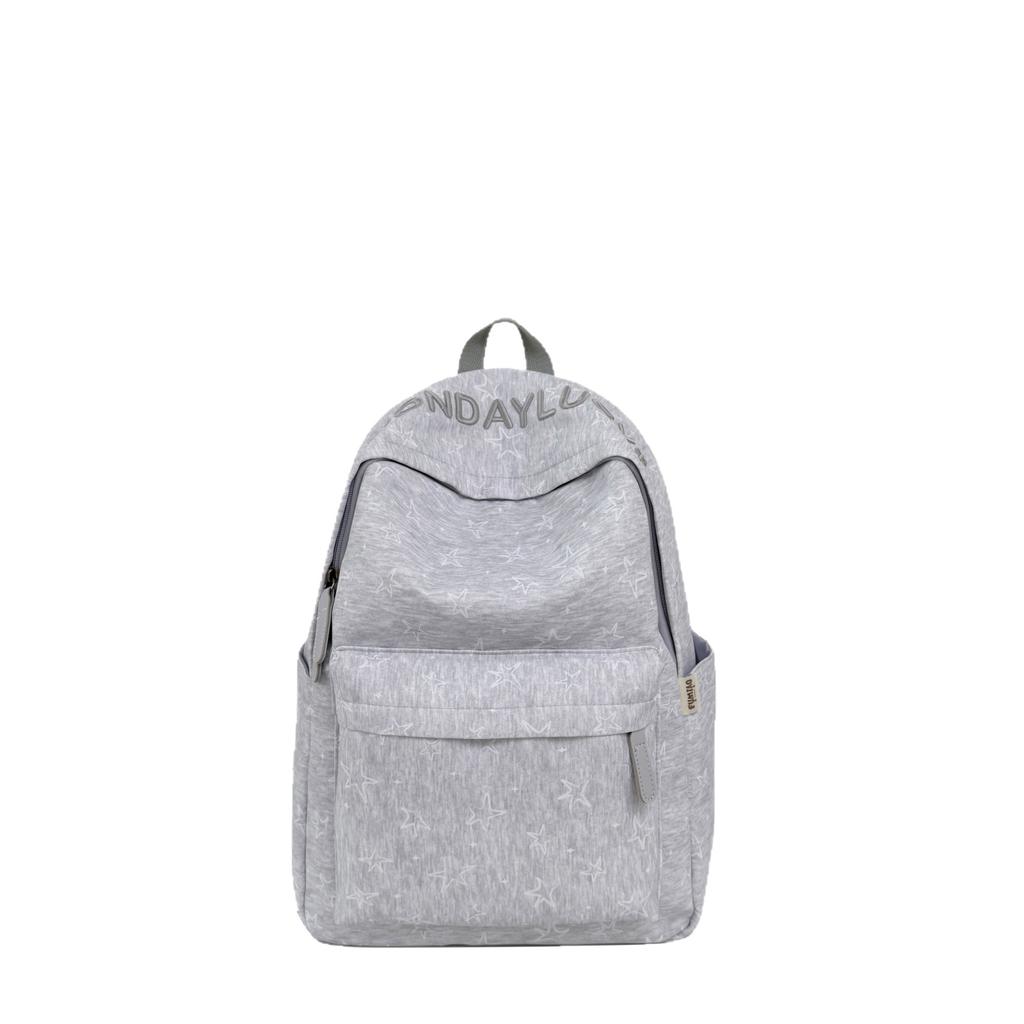 Schoolbag New Japanese Star Printed Backpack Female Student School Bag Lightweight Large Capacity Cute Plush Bear Backpack