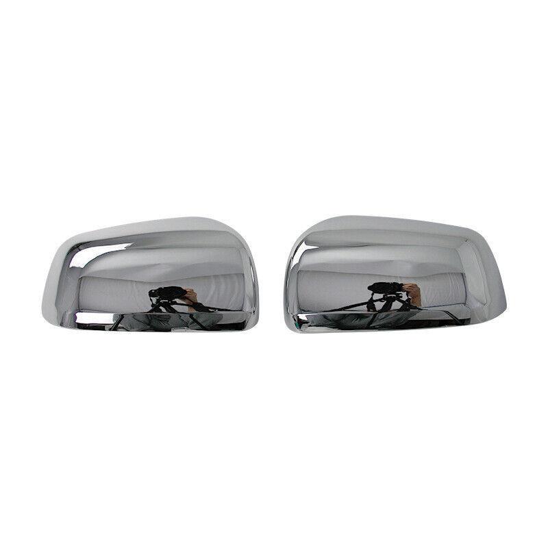 For Mitsubishi Lancer EX EVO 2009-2012 Chrome Side Door Rearview Mirror Cover Cap Trim Shell Sticker Car Styling Accessories