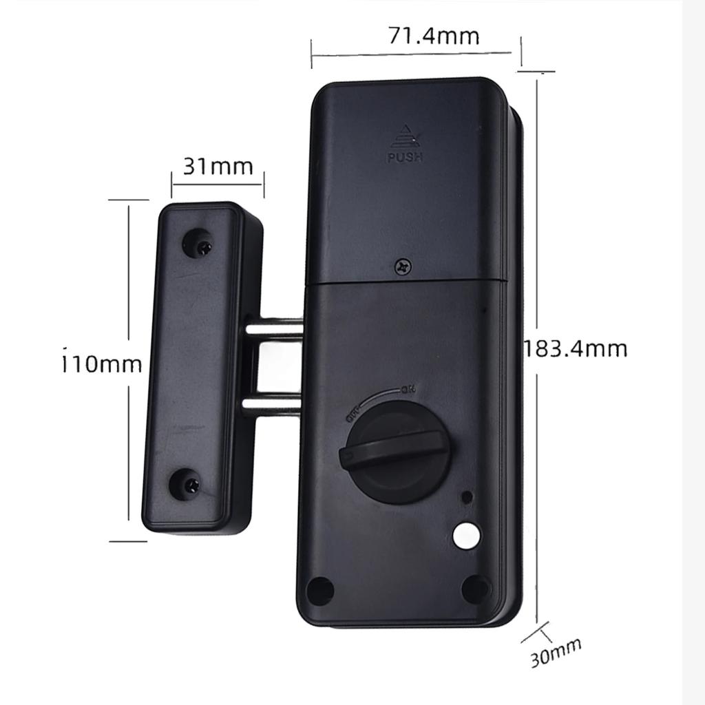 Indoor Burglar Lock Size Show As The Picture Wood Door Lock Superior Protection Unauthorized Entry Prevention Easy Installation