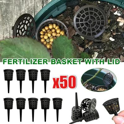 Tragbare Düngerbox, Bonsai-Düngerkorb, Kunststoff, automatische Pflanzendüngung, Behälter, Töpfe, Gartenwerkzeug