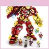 Model Ornament Mech Hulk din Oțel cu Blocuri de Construcție Asamblabil cu Articulații Rotative Pentru Copii Creativi