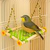 Removable Bird Hanging Hammock Breathable Bird Cage Stand  For Parrot Hamster Lovebird