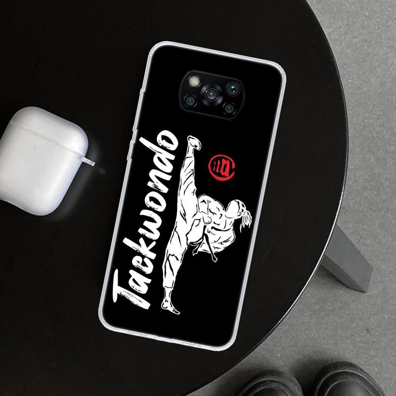 Kungfu Taekwondo Phone Case Cover for Xiaomi Poco X6 X5 X7 Pro F7 Ultra Redmi 15C 15 13C 13 12C 12 10C 10 10A 9C 9A 9T 9 Coque P