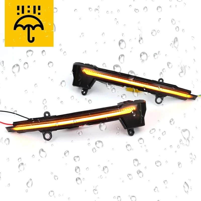Smoked LED Dynamic Turn Signal Light Side Mirror Flashing Light for Seat Cupra Ateca 2016- Tarrace 2018