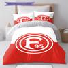 Fortuna Düsseldorf Bedding Quilt Set Quilt Cover Pillowcase Home Decoration Birthday Gift (1 * Duvet Cover + 2 * Pillowcase, Without Core)