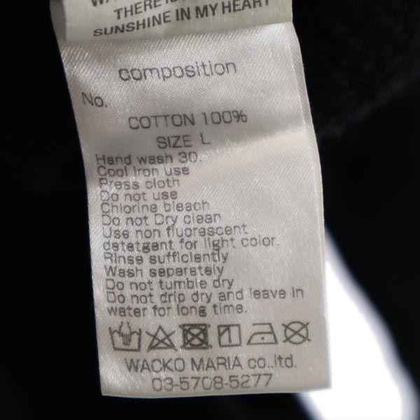 WACKO MARIA Back print Sweatshirts L Black series GUILTY PARTIES Men's Used