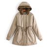 Removable liner, medium and long coat, cotton clothes,  contrasting colors, waist, winter pie, overcome coat tide, slim and cold-proof long sleeves