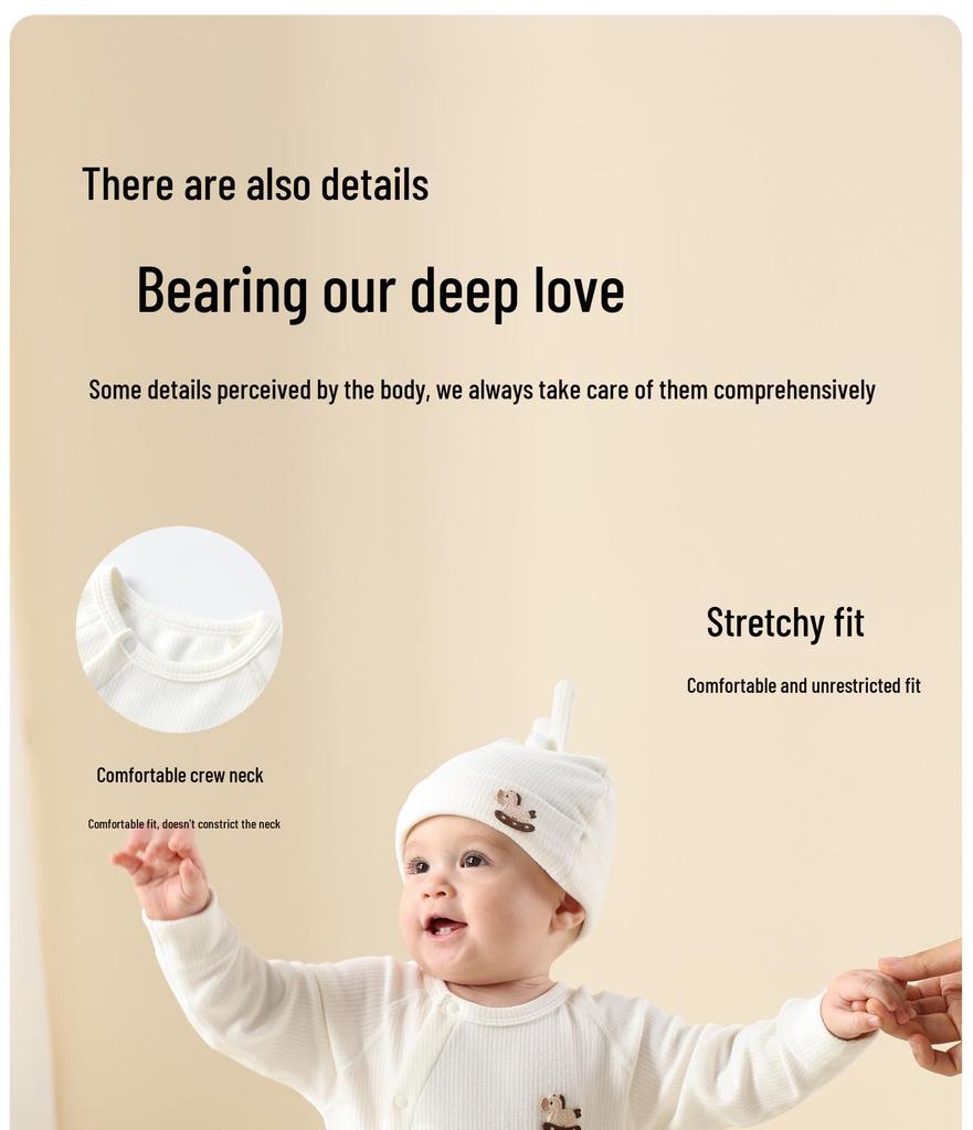 Baby Weicher Samt Langarm Strampler - Neugeborene Frühling/Herbst Warmer Schlafanzug